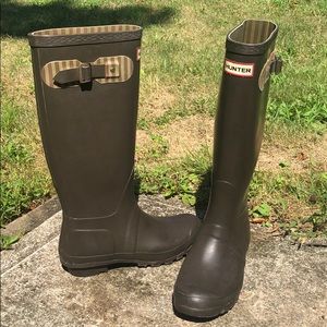 Hunter Rain Boot Brown Festival